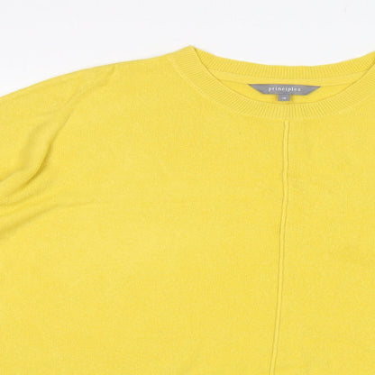Principles Womens Yellow   Pullover Jumper Size 18
