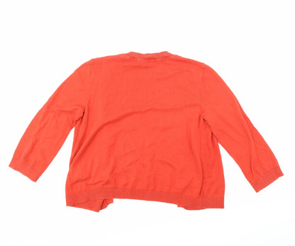 H&M  Womens Red   Cardigan Jumper Size S