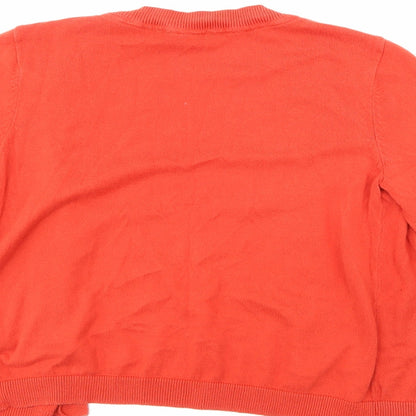 H&M  Womens Red   Cardigan Jumper Size S