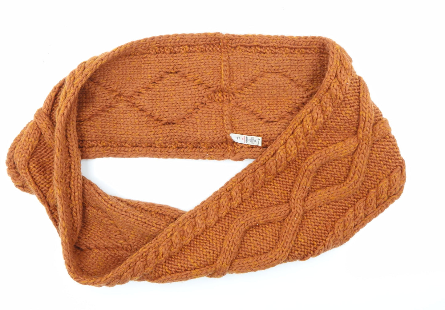 George  Orange Argyle/Diamond   Scarf
