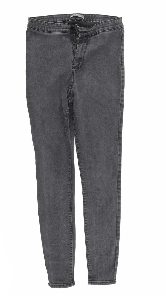 Denim & Co. Womens Black   Skinny Jeans Size 16 L28 in