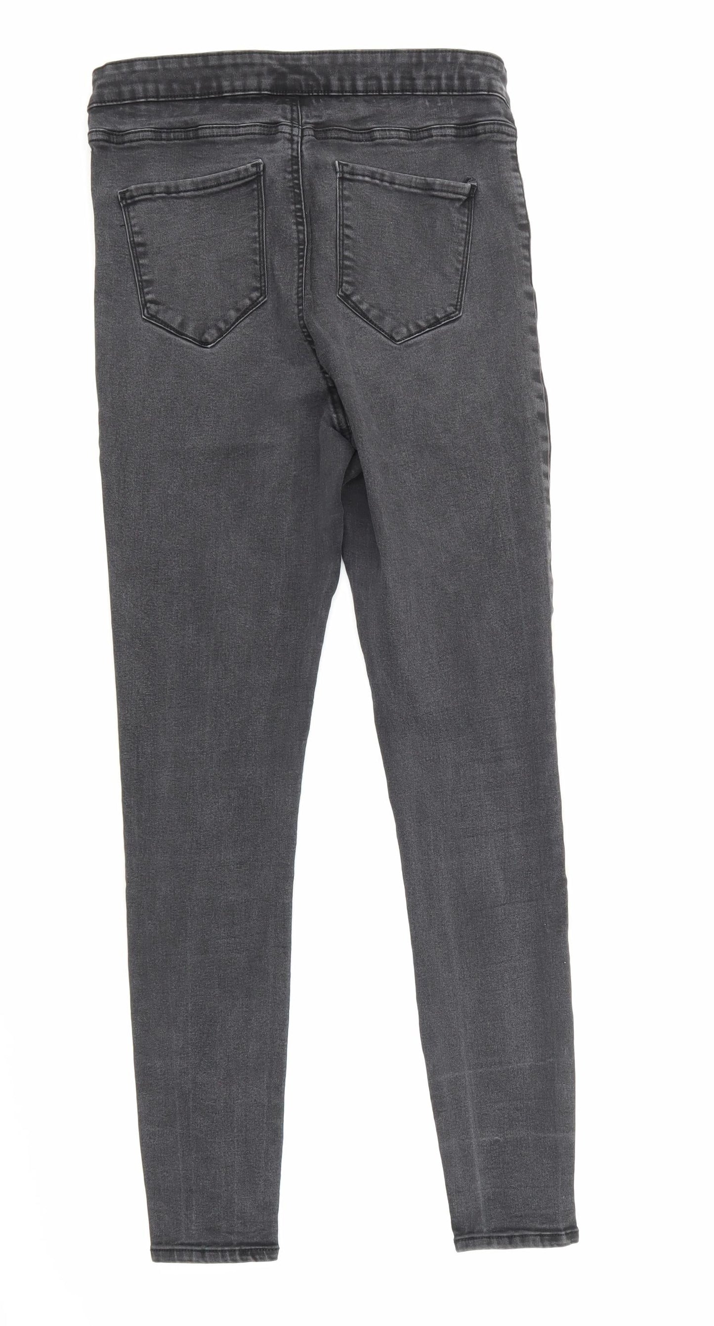 Womens UK Size 16 Denim & Co. Slim Fit Skinny Black Jeans
