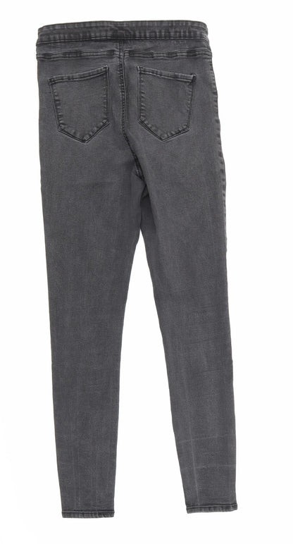 Womens UK Size 16 Denim & Co. Slim Fit Skinny Black Jeans