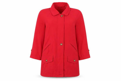Womens UK Size 10 Hamells Red Anorak Coat