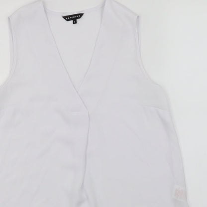 Peacocks Womens White   Camisole Tank Size 8