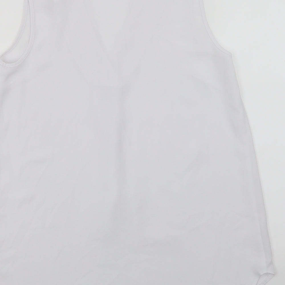Peacocks Womens White   Camisole Tank Size 8
