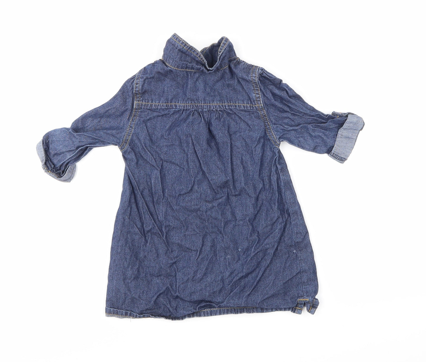 Mothercare  Blue   T-Shirt Dress  Size 9-12 Months