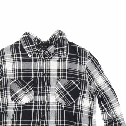 Mens UK Size S Love Tree Grey  Button-Up Long Sleeve Casual Shirt