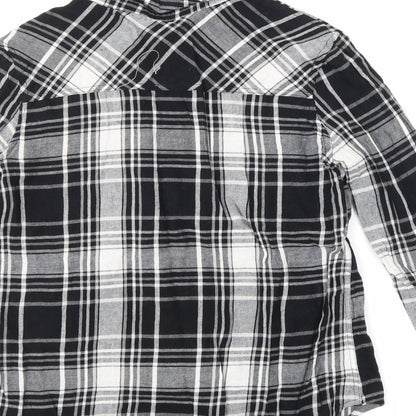 Mens UK Size S Love Tree Grey  Button-Up Long Sleeve Casual Shirt