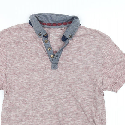 New Look Mens Red    Polo Size S