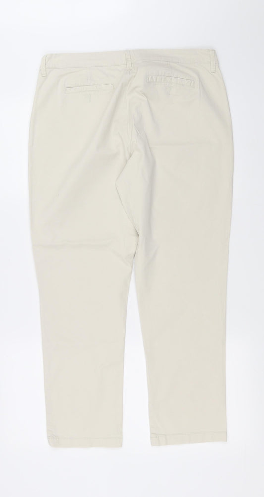 Gap Womens White   Straight Jeans Size 10 L24 in