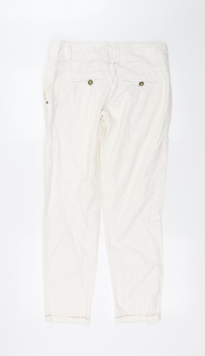 TALLY WEiJL Womens White   Straight Jeans Size 10 L30 in