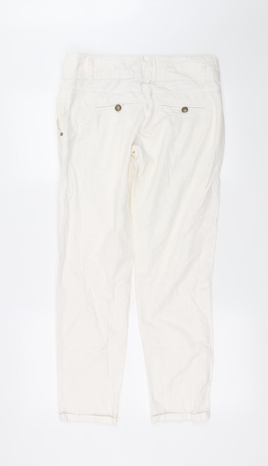 TALLY WEiJL Womens White   Straight Jeans Size 10 L30 in