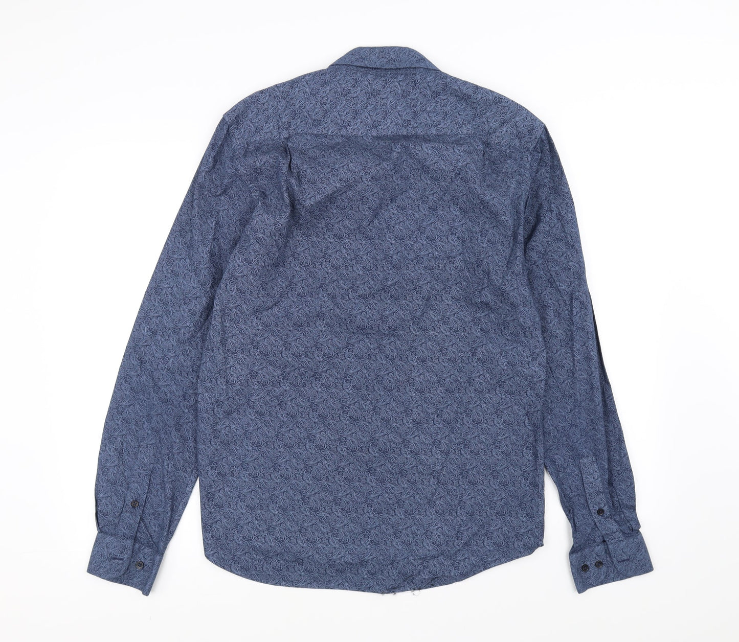 River Island Mens Blue    Dress Shirt Size M