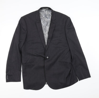 Mens UK Size 42 Taylor & Wright Regular Grey Suit Jacket