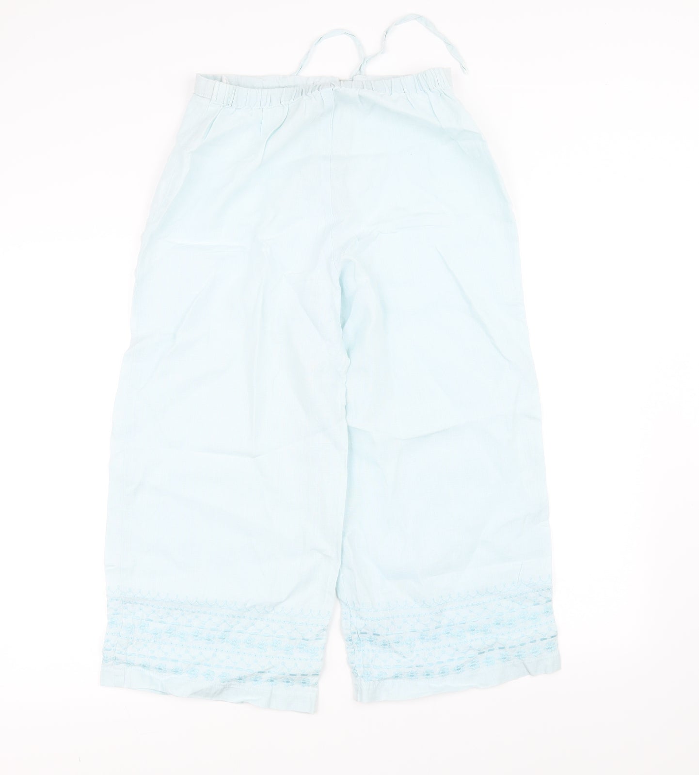 Womens UK Size 10 Marks and Spencer Regular Fit  Blue Trousers