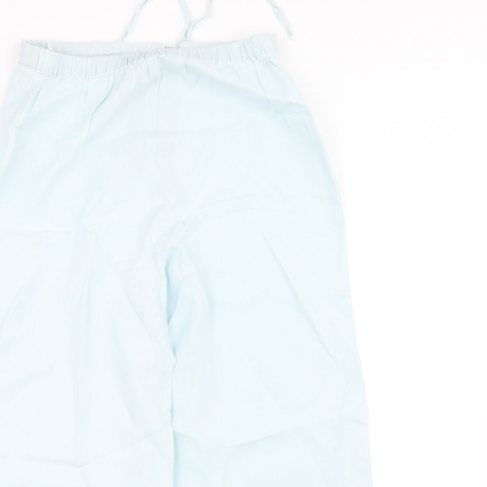 Womens UK Size 10 Marks and Spencer Regular Fit  Blue Trousers