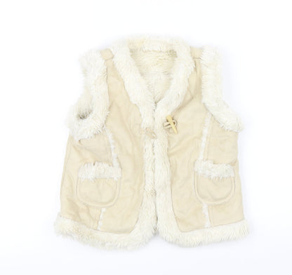 Mother care Girls White   Jacket  Size 6-7 Years