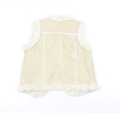 Mother care Girls White   Jacket  Size 6-7 Years