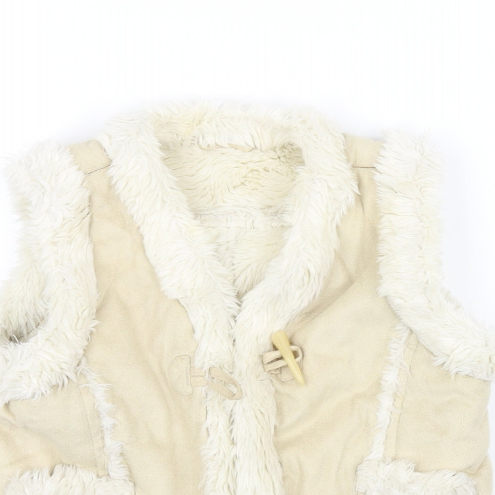 Mother care Girls White   Jacket  Size 6-7 Years