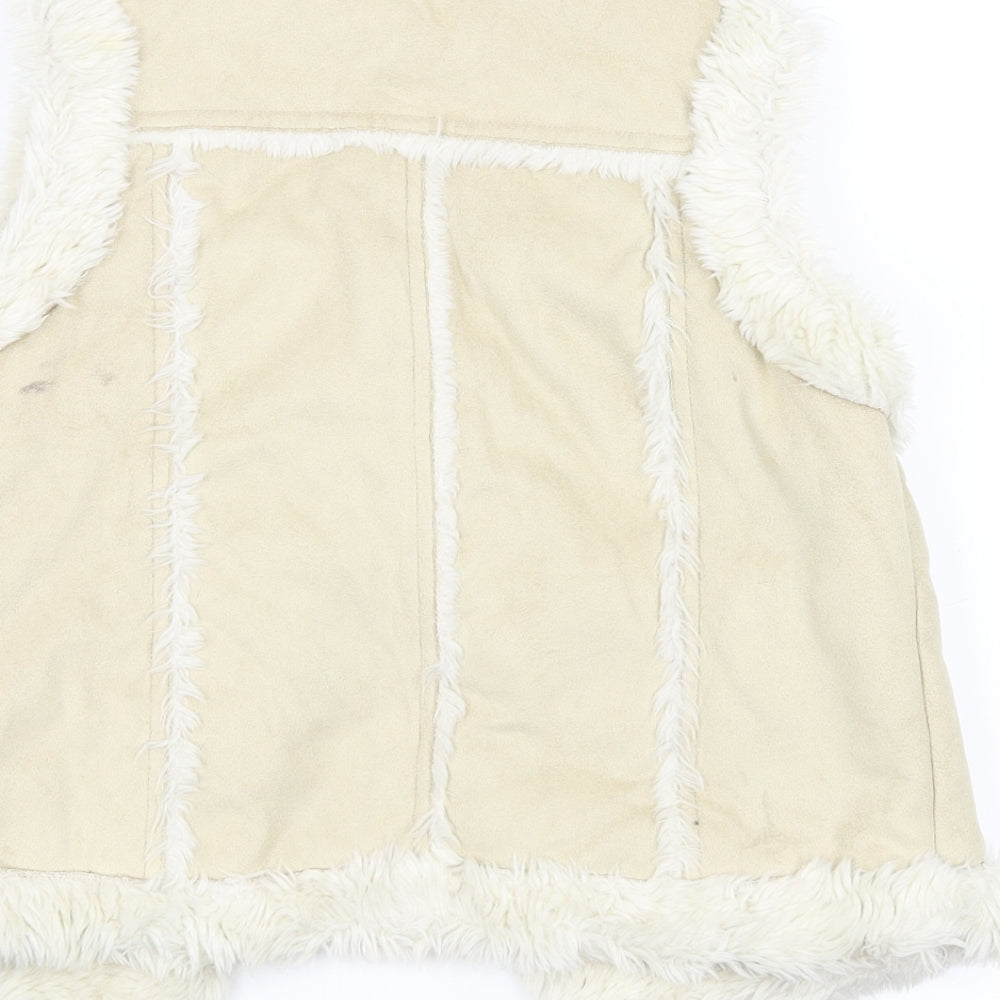 Mother care Girls White   Jacket  Size 6-7 Years