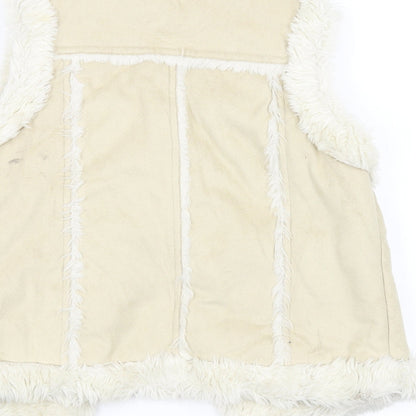 Mother care Girls White   Jacket  Size 6-7 Years
