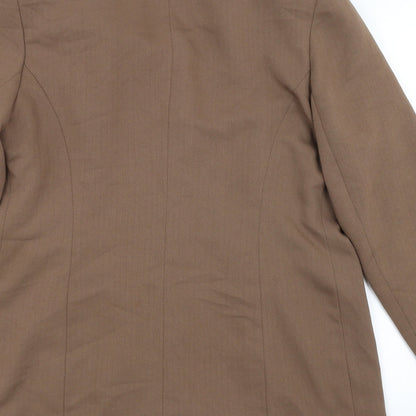 Womens UK Size 14 DEBINHAMS Brown Parka Coat