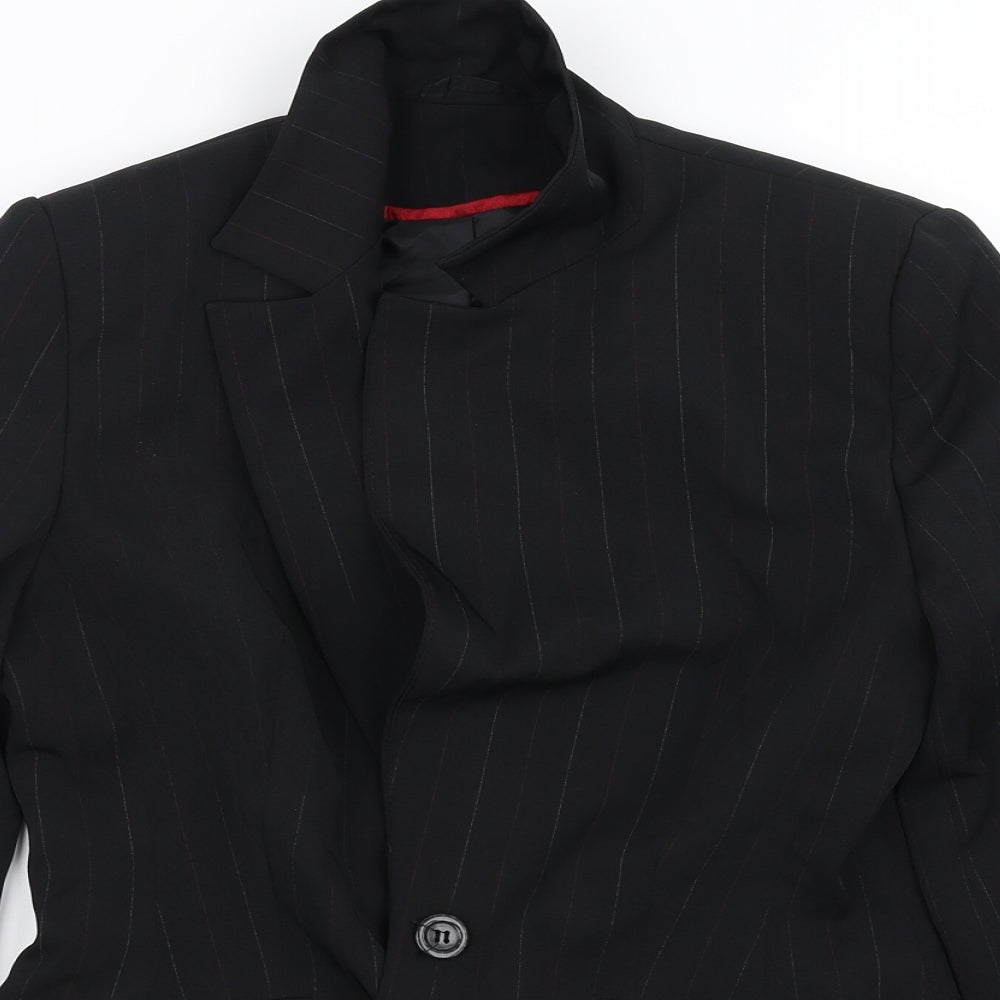 New Look Womens Black   Overcoat Coat Size 12