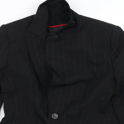 New Look Womens Black   Overcoat Coat Size 12