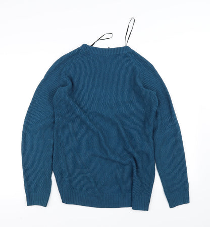 H&M Womens Blue   Pullover Jumper Size XS