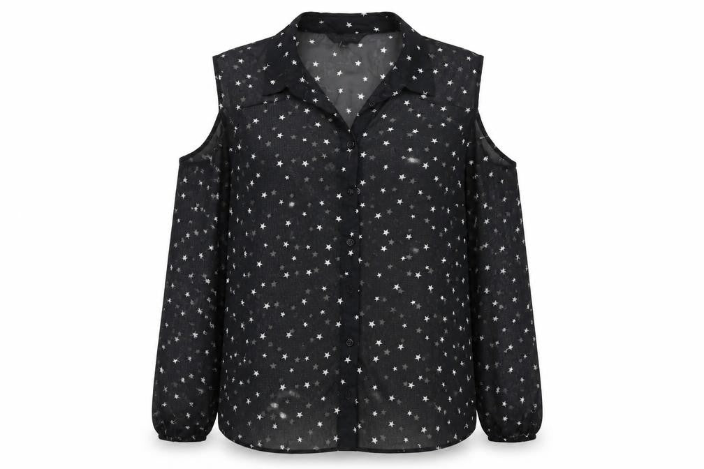 Womens UK Size 14 New Look Black Basic Blouse