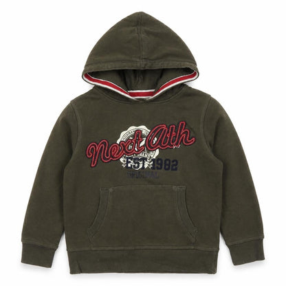 Next Boys Green   Pullover Hoodie Size 5 Years