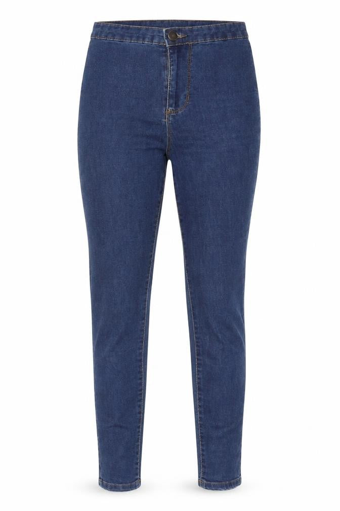 Womens UK Size 8 Denim & Co. Regular Fit Straight Blue Jeans