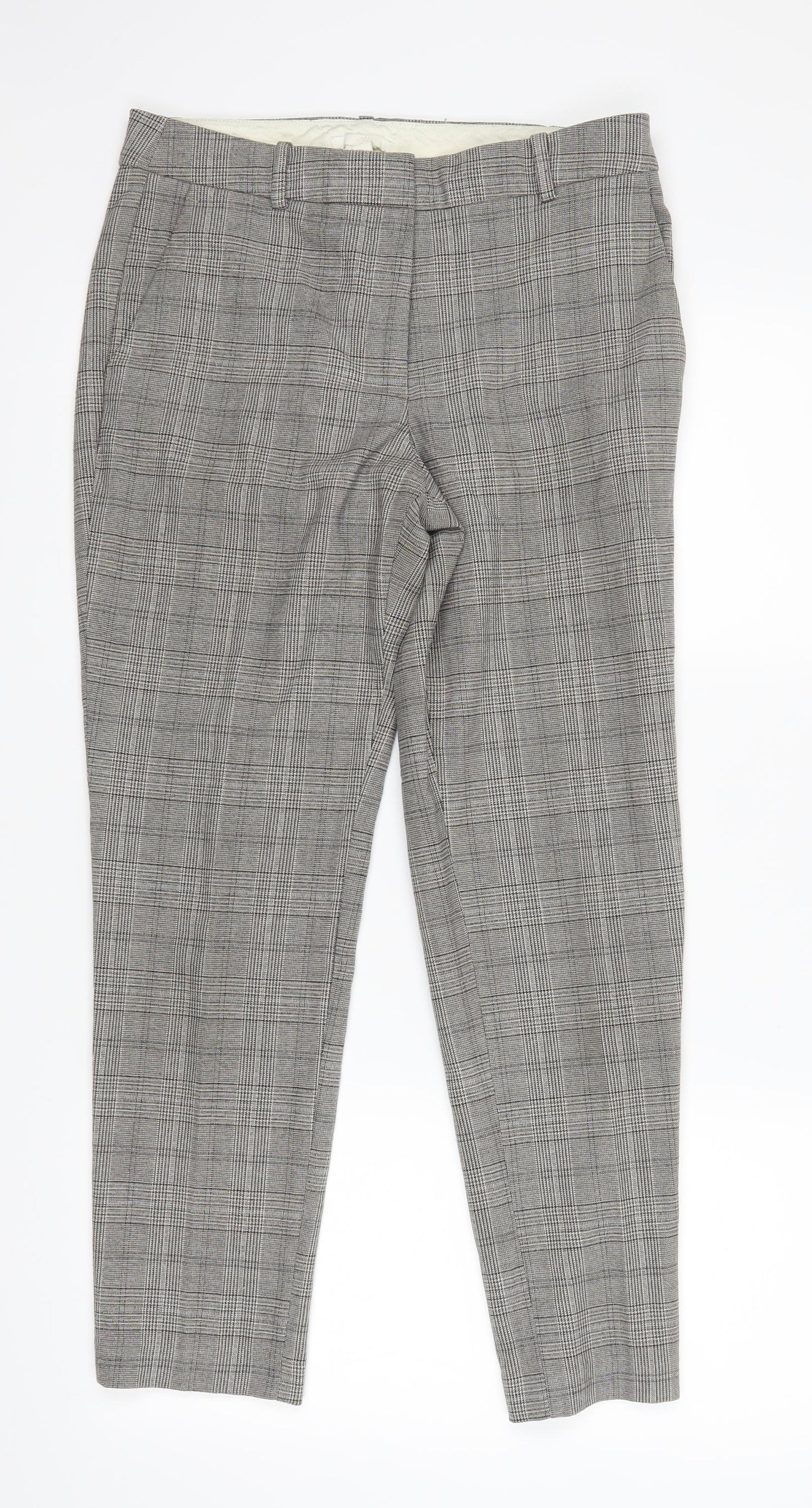 Womens UK Size 38 H&M Regular Fit  Brown Trousers