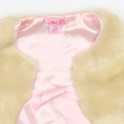 generation Girls Beige   Jacket Coat Size 4-5 Years