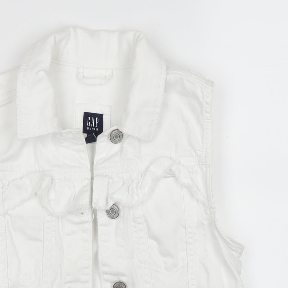 Gap Girls White   Jacket  Size XL
