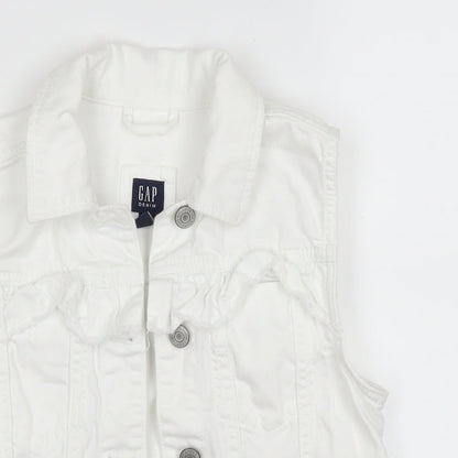 Gap Girls White   Jacket  Size XL