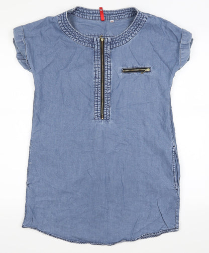 Uniqlo Womens Blue   Shirt Dress  Size XS