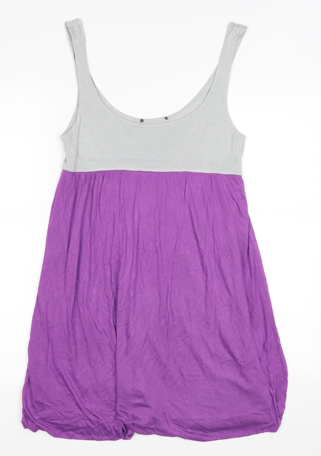 Womens UK Size S Preworn Purple Basic Tank