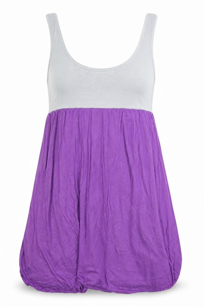 Womens UK Size S Preworn Purple Basic Tank