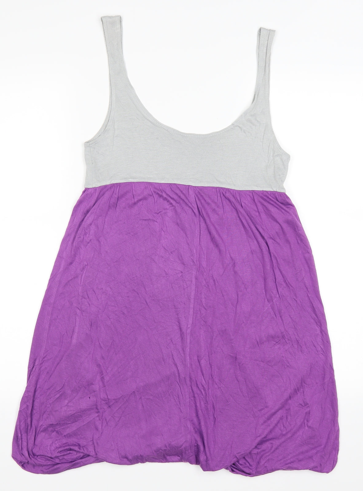 Womens UK Size S Preworn Purple Basic Tank
