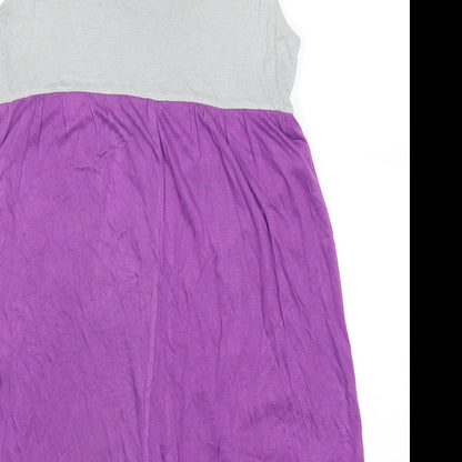 Womens UK Size S Preworn Purple Basic Tank