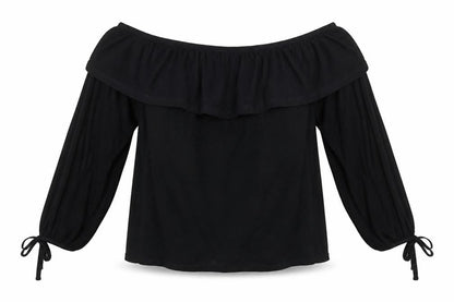 Womens UK Size 8 Atmosphere Black Basic Blouse
