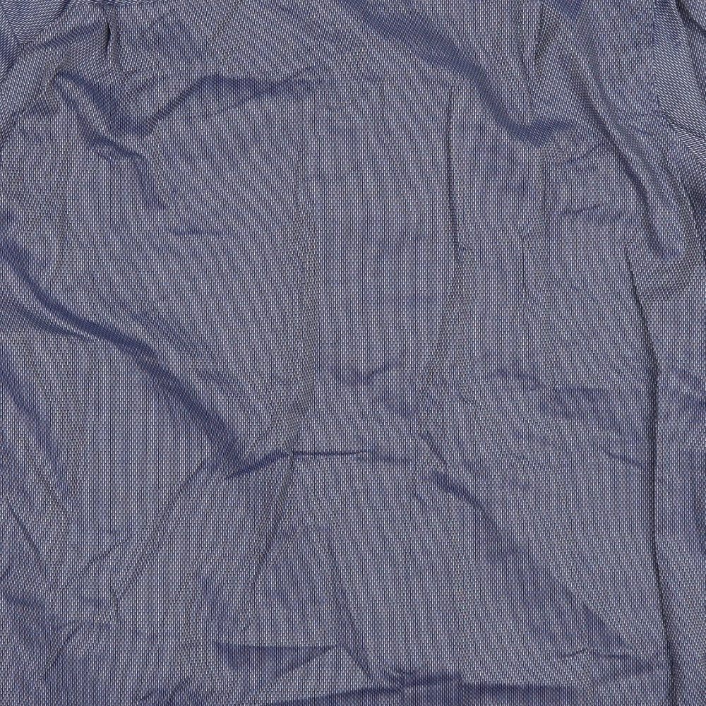 Mens UK Size 42 NEXT Blue  Button-Up Long Sleeve Casual Shirt