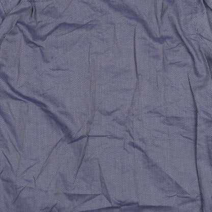 Mens UK Size 42 NEXT Blue  Button-Up Long Sleeve Casual Shirt