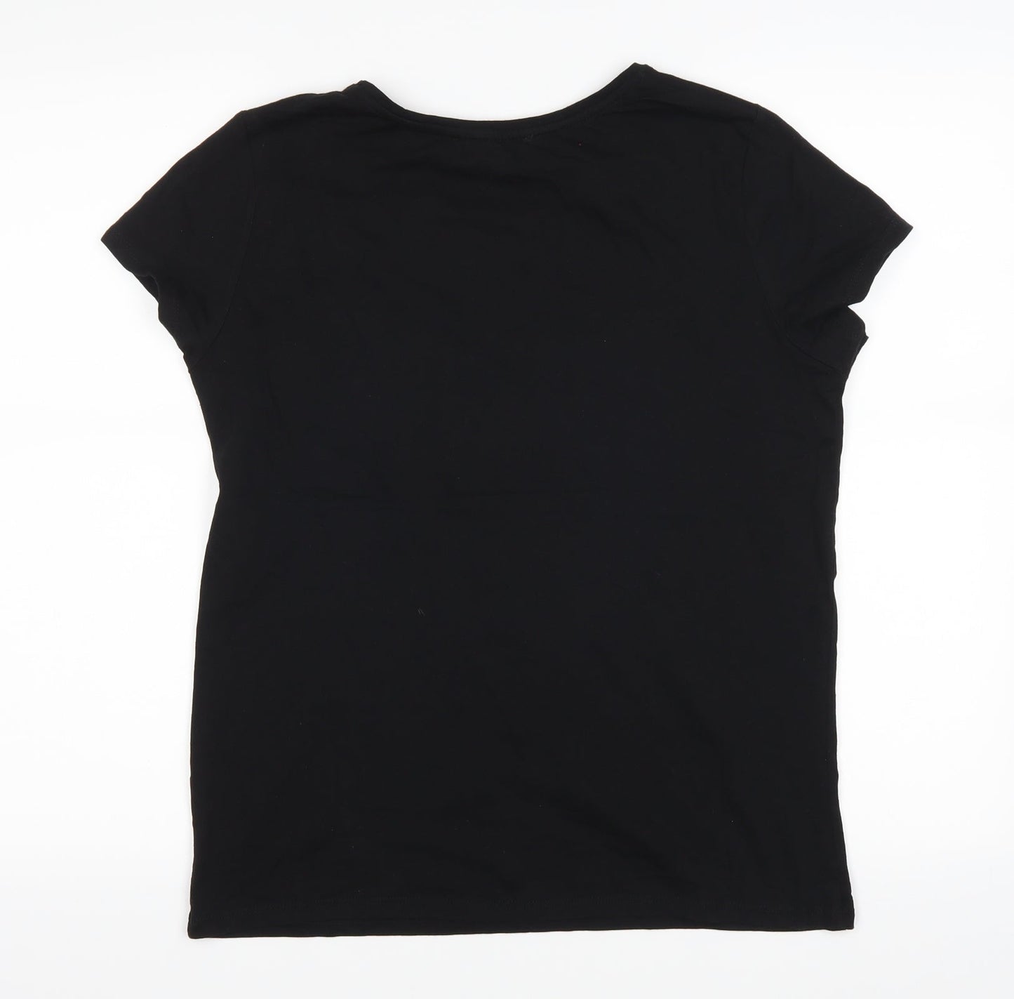 Primark Womens Black   Basic T-Shirt Size 10