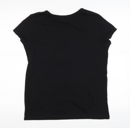 Primark Womens Black   Basic T-Shirt Size 10