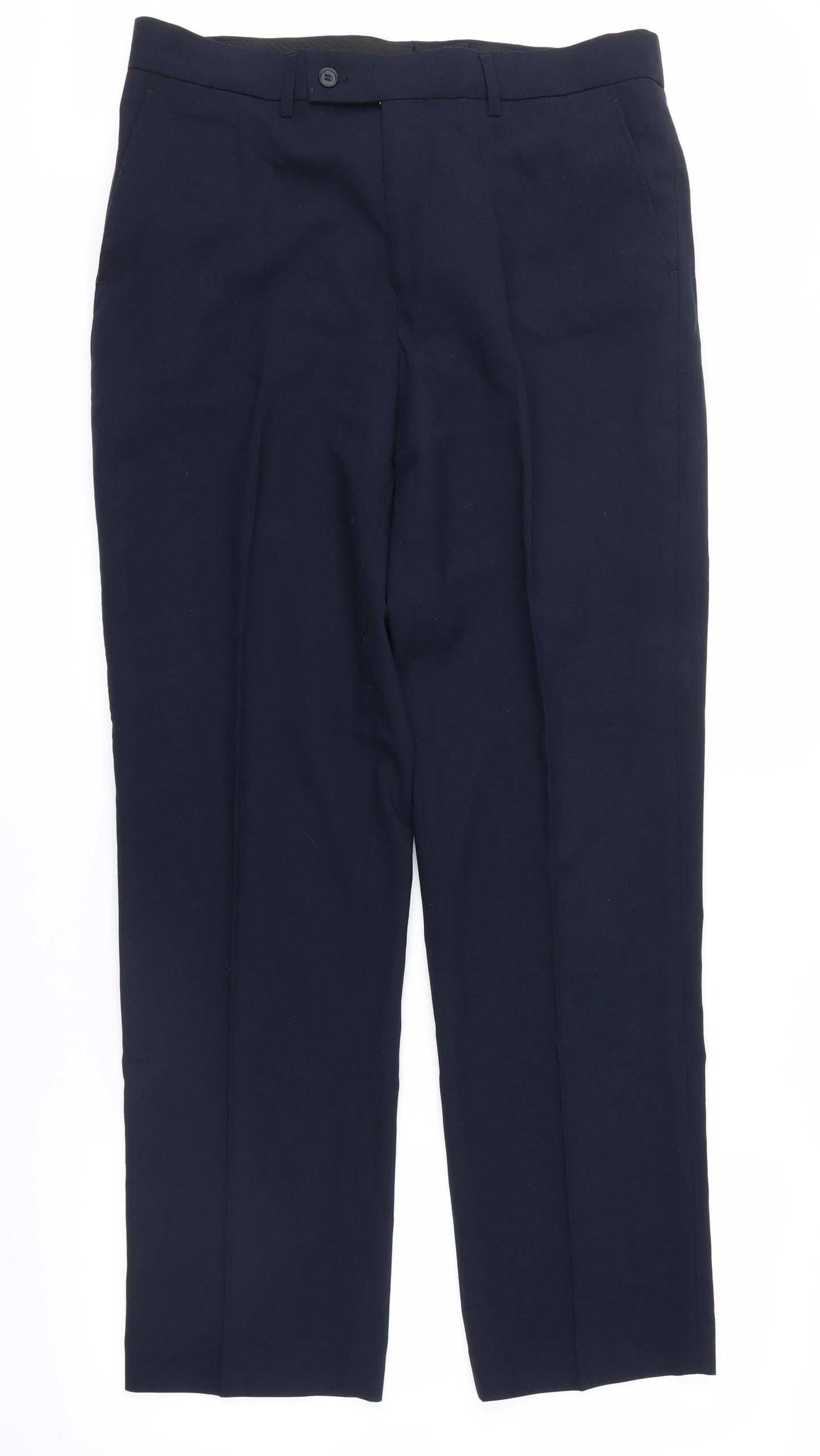 Henley & Knight Mens Blue   Trousers  Size 34 in