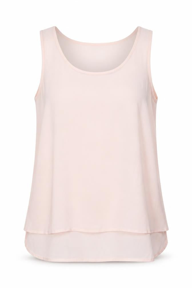 Womens UK Size 12 Papaya Pink Basic Tank
