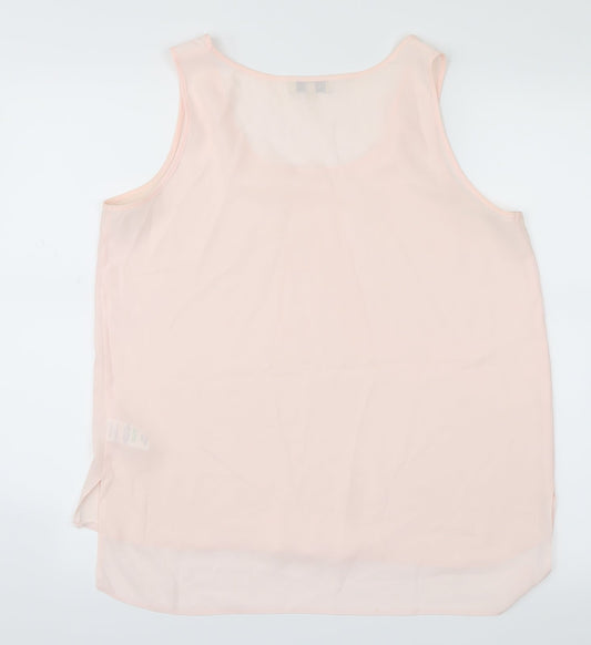 Papaya Womens Pink   Basic Tank Size 12